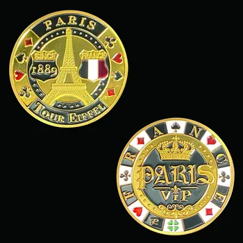 1889 Eifelio Bokštas Paryžiuje Aukso Monetos Švęsti 100-Osioms Pergalės prancūzijos Revoliucijos Atminimo Gražus
