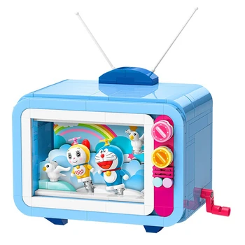 2021New Klasikinis Doraemon Serijos Daugiafunkcį Automobilių Blokų Rinkinys Televizijos Modelis Ss Statybų Modulis Vaikų Žaislas Dovana