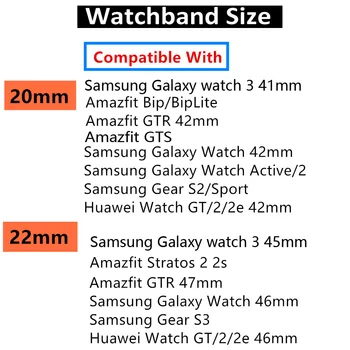 20mm 22mm Magnetas Sagtis Žiūrėti Dirželis Samsung Galaxy Žiūrėti 3 45mm/Active 2 40mm 44mm Pavarų S3 Pasienio Apyrankė 