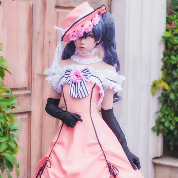 Anime Black Butler Ciel Phantomhive Cosplay Suknelė Kuroshitsuji Moterų Ponia Lolita Tarnaitė Suknelės Vienodos Cosplay