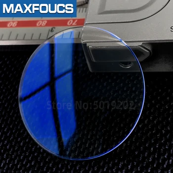 AR Mėlyna Padengtas Dvigubo kupolo 1.2 mm storio skersmuo 30mm ~ 38.5 mm laikrodžio stiklo pakeitimas Aukščiausios kokybės stiklo objektyvas žiūrėti atveju