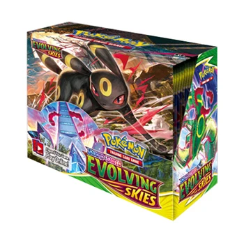 Carte Pokemon TCG: Kardas & Skydas-Vystosi Dangaus Stiprintuvas Display Box (36 Blokai) Kortelių Pikachu Pokemon Žaidimas Vaikams, Žaislai, Kortelės