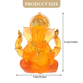 Dramblys Ganeša Statula, Skulptūra Ganeshgod Statulėlės Idol Viešpats Decoraiton Induizmo Indijoje Automobilių Pasisekė Fengshui Figūrėlės