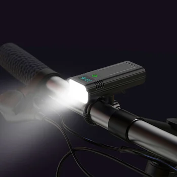 Dviračio Šviesos Galingas 8*LED Dviračio Žibintai 10000mAh USB Įkrovimo Galia Banko Priekiniai ir Galiniai Žibintai, Nustatyti paketas