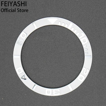 FEIYASHI 38mm juodosios keramikos bezel įterpti vyriški laikrodžiai, Žiedai, 40mm 