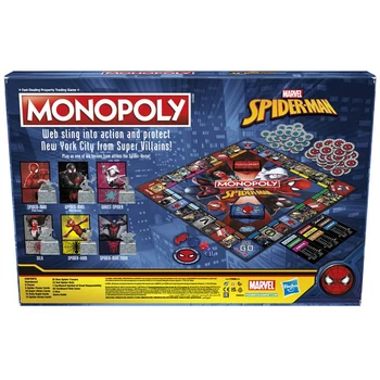 Hasbro Monopolija: Žmogus-Voras Edition Retos stalo Žaidimas Šeimos Žaidimas Vaikams Amžiaus 8 ir Naujų Sandėlyje