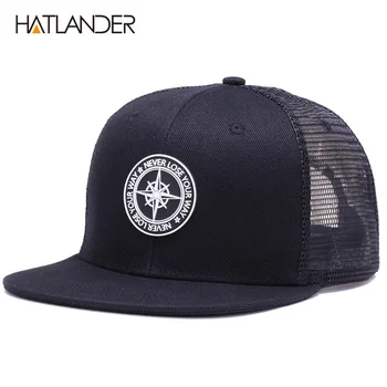 HATLANDER Originalus Beisbolo kepurės vyrams, moterims, juoda snapback cap aukštos kokybės kietas hip-hop bžūp 6panels kaulų akių sunkvežimių bžūp skrybėlę