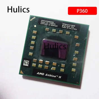 Hulics Naudotas AMD Athlon II Dual-Core Mobile P360 2.3 GHz Dual-Core Dual-Sriegis 2009 09 CPU Procesorius AMP360SGR22GM Socket S1