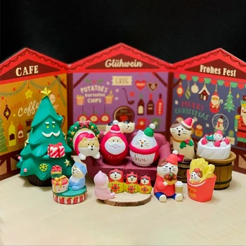 Japonija Zakka Kalėdų Eglutė Japonija Mini Miniatiūrinės Figūrėlės Dervos Amatų Namų Puošybai Micro Kraštovaizdžio Stalo Reikmenys