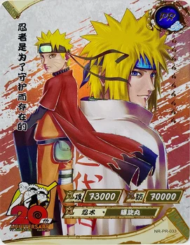 KAYOU Naujas Naruto Kortelės PR 20-metį Retas Anime Simbolių Rinkimo Kortelę Vaikų Žaislas Kalėdų Dovana