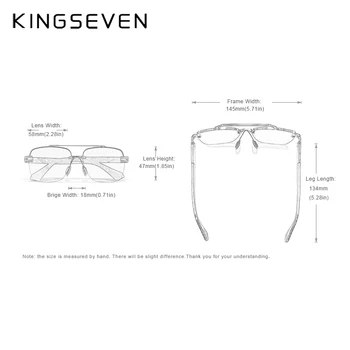 KINGSEVEN 2022 Nauja Dizaino Akiniai nuo saulės Vyrams Poliarizuota Gradientas Saulės akiniai Moterys Vyrai Aikštėje Retro Akiniai Okulary