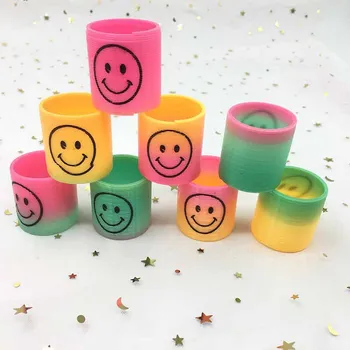 Naujas Vaivorykštės Ratą Juokingi Žaislai, ankstyvuoju Vystymosi Švietimo Lankstymo Plastiko Ritė Pavasarį Vaikų Kūrybinės Stebuklinga Žaislų