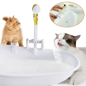 Naujas Vonia Automatinė Naminių Kačių Geriamojo Fontano Pet Vandens Dozatorius Elektroninis Vandens Fontanas, Katės Kačiukai