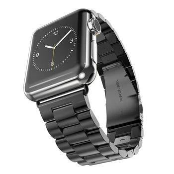 Nerūdijančio Plieno Dirželis Apple Watch band 44mm 42mm 45mm 41mm 38mm 40mm smartwatch Apyrankę Watchband iwatch Serija 7 6 5 3 SE