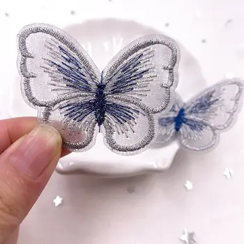 Puikūs Siuvinėti Akių Butterfly Vestuvių Siuvimo, Aplikacijos 