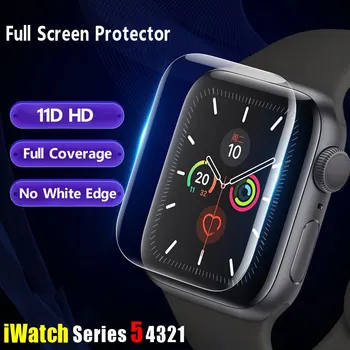 Screen Protector For Apple Žiūrėti 7 Serijos 45 mm 41 mm iWatch 11D Visiška Kino priedai 45mm 41mm