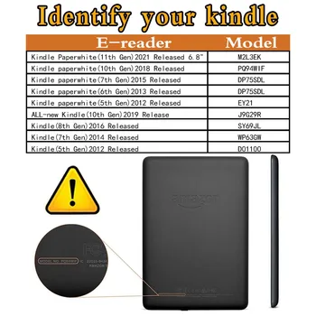 Tablet Stand Atveju Paperwhite 5/Kindle 10/Kindle 8/Paperwhite 4/Paperwhite1 2 3 PU Odos Apsauginį Dangtelį Gerti Modelis