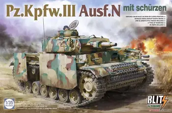 Takom 8005 1/35 Pz.Kpfw.III Ausf.N mit Schürzen Bakas 2020 MODELIS