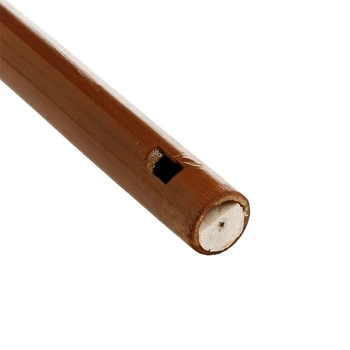 Tradicinių 6 Skylę Bambuko Fleita Klarnetas Studentų Muzikos Instrumentas Medienos Spalvų Vaikams GiftBamboo Fleita Vertikalus Fleita