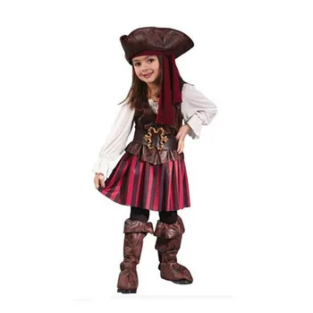 Vaikų Mergaičių Piratų Vaikų Dienos Cosplay Kostiumų Vaikų Mergaičių 