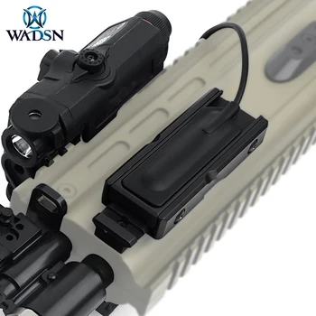 WADSN Taktinis Slėgio Jungiklis Uodega tvirtinimas 20mm Picatinny M-lok Keymod Geležinkelių PEQ-15 DBAL A2 Lazerio Medžioklės Aksesuaras DefensLCS