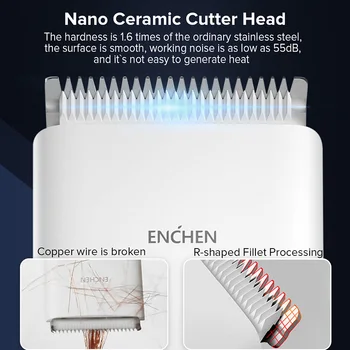 Xiaomi Profesionalių Elektrinių Plaukų Kirpimo Mašinėlių Vyrų Kirpimas Žirklės Suaugusiųjų Rūšių Bevielė Įkraunama Plaukų Cutter Machine Skustuvas