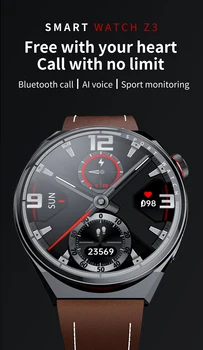 ZORDAI Vyrų Smart Žiūrėti Fitness Tracker Širdies ritmas, Spaudimo Deguonies Stebėti IP68 Vandeniui GPS Sekimo vyriški Sportiniai Smartwatch